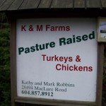 K & M farm sign