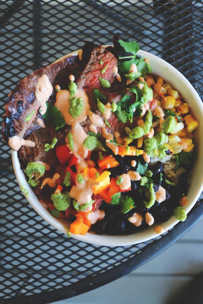 Mexican Steak Taco Bowl BC Farm Fresh