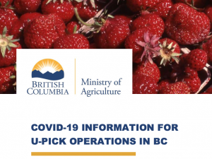 COVID-19 Info for UPick Operations